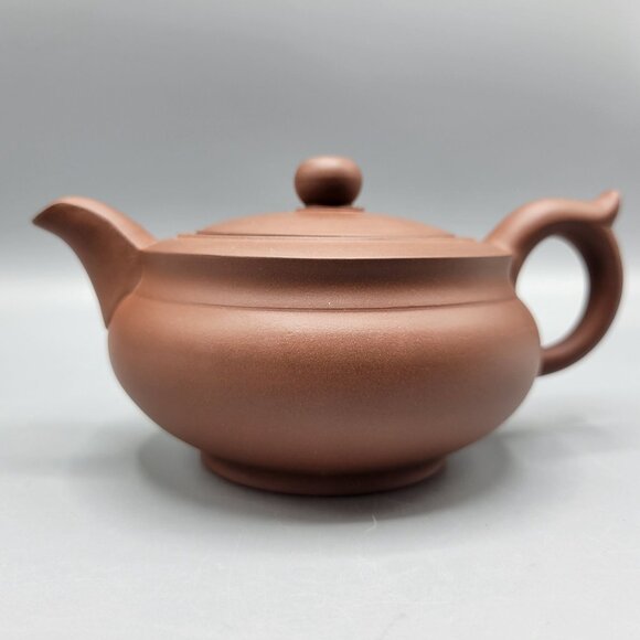 Chinese Hand Thrown Red Clay Terracotta Teapot With Lid 3" Tall - Picture 2 of 16